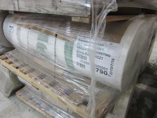 (2) Rolls of 3mil Poly Sheeting (Printed).