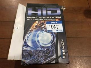 Stryker HID Headlight System With Can-Bus Ballasts, HIDH16-6K.