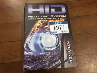 Stryker HID Headlight System With Can-Bus Ballasts, HIDH13-6KFLEX.