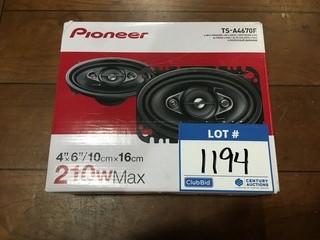 Pioneer TS-A4670F 4"x6" 210W 4-Way Speaker.
