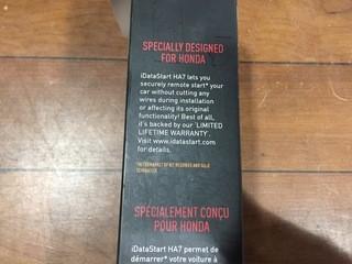 IDataStart Ha7 Remote Car Starter For Honda/Acura 2014+.
