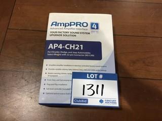AmpPro 4 AP4-CH21 Advanced Amplifier Interface For Chrysler/Dodge/Jeep.
