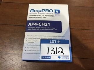 AmpPro 4 AP4-CH21 Advanced Amplifier Interface For Chrysler/Dodge/Jeep.