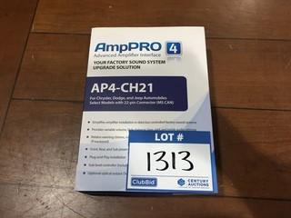 AmpPro 4 AP4-CH21 Advanced Amplifier Interface For Chrysler/Dodge/Jeep.