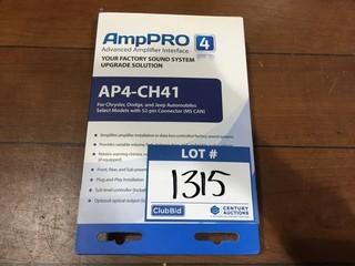 AmpPro 4 AP4-CH41 Advanced Amplifier Interface For Chrysler/Dodge/Jeep.