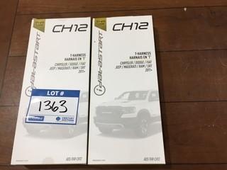 (2) IDataStart CH12 T-Harness For Chrysler/Dodge/Jeep Etc. 2011+.