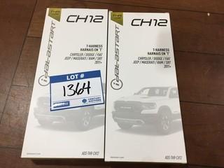 (2) IDataStart CH12 T-Harness For Chrysler/Dodge/Jeep Etc. 2011+.