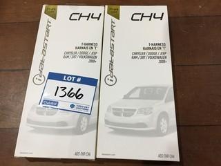 (2) IDataStart CH4 T-Harness For Chrysler/Dodge/Jeep Etc. 2008+.