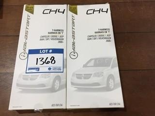 (2) IDataStart CH4 T-Harness For Chrysler/Dodge/Jeep Etc. 2008+.