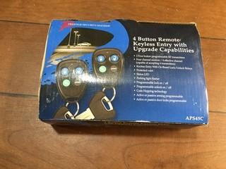 Prestige Security Systems APS45C 4 Button Remote Keyless Entry.
