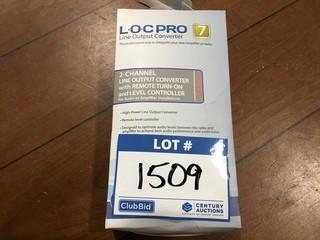 PAC L.O.C Pro LP7-2R 2-Channel Line Output Converter.