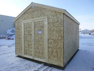 Wood Storage Shed, 16' L x 12' W x 8' Wall