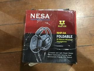 Nesa NHP-3A Foldable IR Stereo Wireless Headphones.