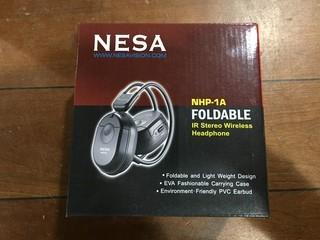 Nesa NHP-1A Foldable IR Stereo Wireless Headphones.