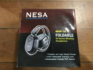 Nesa NHP-1A Foldable IR Stereo Wireless Headphones.