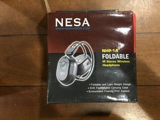 Nesa NHP-1A Foldable IR Stereo Wireless Headphones.
