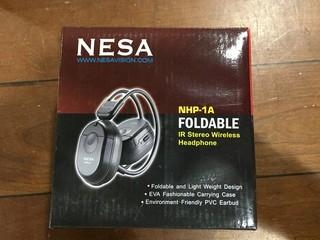 Nesa NHP-1A Foldable IR Stereo Wireless Headphones.