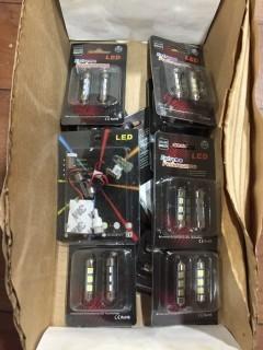 Quantity of Extreme Performance 12V LED Bulbs.
