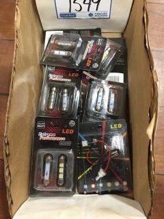 Quantity of Extreme Performance 12V LED Bulbs.