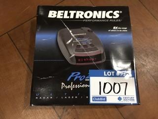Beltronics Pro 200 Ultimate Radar/Laser/Safety Detector.
