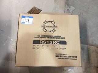 BassWorx RS12RC Car Audio Subwoofer Enclosure.