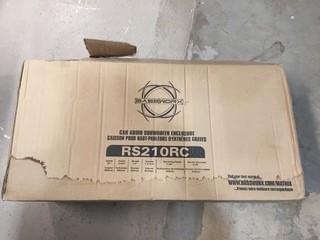 BassWorx RS210RC Car Audio Subwoofer Enclosure.