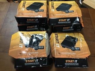 (6) CompuStar 7S CM7200 Universal Remote Start Keyless Entry Modules.