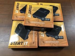 (5) CompuStar 7S CM7200 Universal Remote Start Keyless Entry Modules.