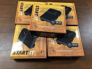 (5) CompuStar 7S CM7200 Universal Remote Start Keyless Entry Modules.