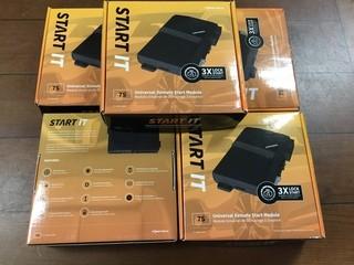 (5) CompuStar 7S CM7200 Universal Remote Start Keyless Entry Modules.