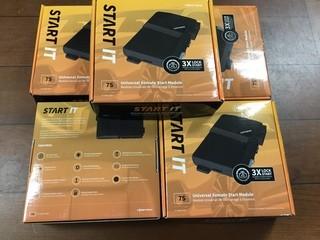 (5) CompuStar 7S CM7200 Universal Remote Start Keyless Entry Modules.