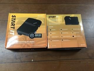 (2) CompuStar 7S CM7200 Universal Remote Start Keyless Entry Modules.