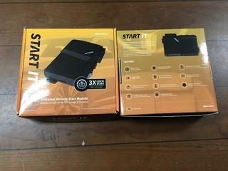(2) CompuStar 7S CM7200 Universal Remote Start Keyless Entry Modules.