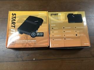 (2) CompuStar 7S CM7200 Universal Remote Start Keyless Entry Modules.