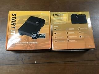 (2) CompuStar 7S CM7200 Universal Remote Start Keyless Entry Modules.