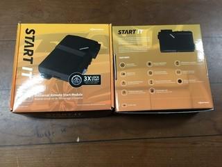 (2) CompuStar 7S CM7200 Universal Remote Start Keyless Entry Modules.