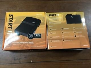 (2) CompuStar 7S CM7200 Universal Remote Start Keyless Entry Modules.