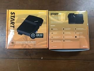 (2) CompuStar 7S CM7200 Universal Remote Start Keyless Entry Modules.