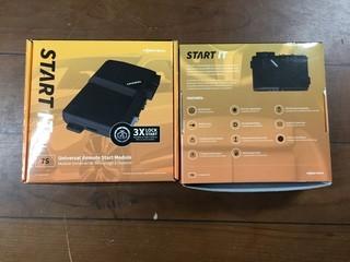(2) CompuStar 7S CM7200 Universal Remote Start Keyless Entry Modules.