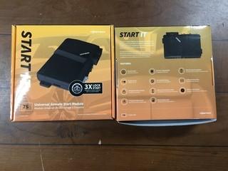 (2) CompuStar 7S CM7200 Universal Remote Start Keyless Entry Modules.