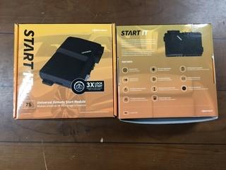 (2) CompuStar 7S CM7200 Universal Remote Start Keyless Entry Modules.