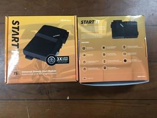 (2) CompuStar 7S CM7200 Universal Remote Start Keyless Entry Modules.