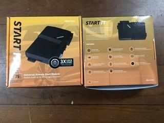 (2) CompuStar 7S CM7200 Universal Remote Start Keyless Entry Modules.