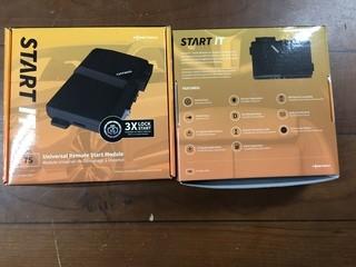 (2) CompuStar 7S CM7200 Universal Remote Start Keyless Entry Modules.