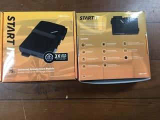 (2) CompuStar 7S CM7200 Universal Remote Start Keyless Entry Modules.