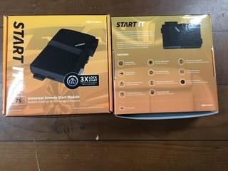 (2) CompuStar 7S CM7200 Universal Remote Start Keyless Entry Modules.