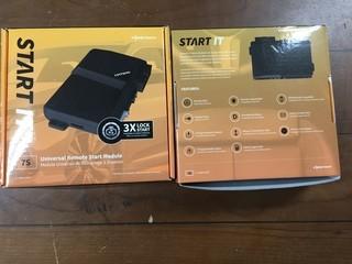 (2) CompuStar 7S CM7200 Universal Remote Start Keyless Entry Modules.