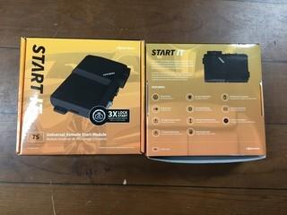 (2) CompuStar 7S CM7200 Universal Remote Start Keyless Entry Modules.