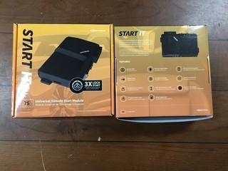 (2) CompuStar 7S CM7200 Universal Remote Start Keyless Entry Modules.