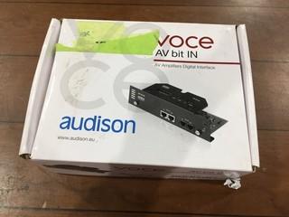 Audison Voce AV bit IN AV Amplifier Digital Interface.